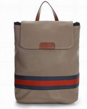white patent leather dark with red stripped handbag