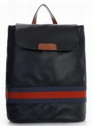 knight black patent leather blue withred stripped canvas handbag