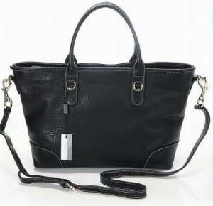 knight black patent leather simple style handbag