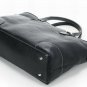 knight black patent leather simple style handbag