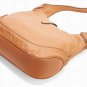 fair ladies' orange patent leather hasp handbag