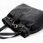 black patent leather hanbag/evening & career handbag