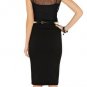 sexy knignt black dress/lace flower dress/evening and party dress