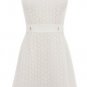 white bandage dress/popular sleeveless dress/career and evening dress