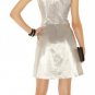 stunning bandage dress/silver sleeveless bandage dress