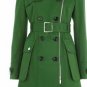 chic coat/hot on sell coat/grass green coat/career and party coat