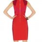 top design bandage dress/sexy red bandage beauty/v-neck bandage dress