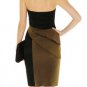 off shoulder bandage dress/evening and party bandage beauty/pleated green bandage dress