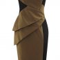 off shoulder bandage dress/evening and party bandage beauty/pleated green bandage dress