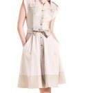 career dress/shirt dress/knee height dress