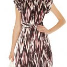 gracy shirt dress/colorful career dress/belt butterfly dress
