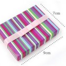 Lot of 100 jewelry colorful necklace gift box