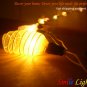 20 PCs. Larva nylon flower string light with 3 m. wire and adapter