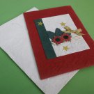 Mulberry paper Greeting Card for Christmas and New Year