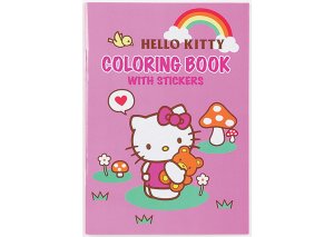 Hello Kitty Pink Coloring Book