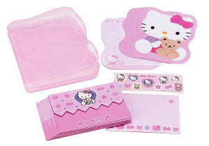 Hello Kitty Pink Letter Set in Case
