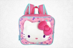 Hello Kitty Ribbon Plush Backpack