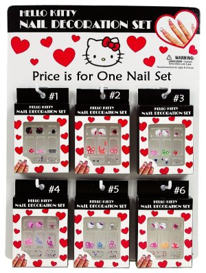Hello Kitty Assorted Nail Decoration Set - FOR DESIGN #3 ONLY
