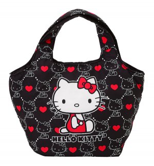 Hello Kitty Hearts Stuffed Tote Bag - Small
