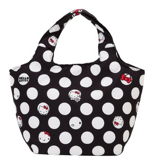 Hello Kitty Dots Stuffed Tote Bag - Small