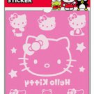 Hello Kitty Flocky Iron-On Sticker - Face