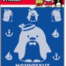 Tuxedo Sam Flocky Iron-On Sticker