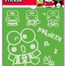 Keroppi Flocky Iron-On Sticker