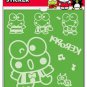 Keroppi Flocky Iron-On Sticker