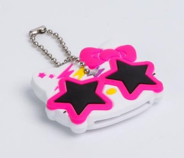 Hello Kitty Glam Rock Key Cap - Glasses