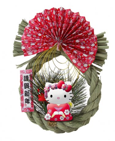 Hello Kitty Sacred Rope New Year Wreath