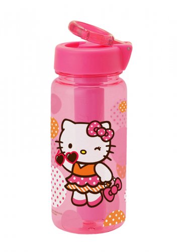 Hello Kitty Water Bottle with Ice Tube - Summer Drop