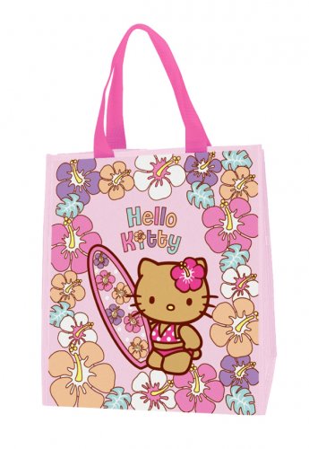 Hello Kitty Reusable Tote Bag - Suntan
