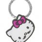 Hello Kitty Assorted Funny Face Key Cap with Key Ring - Mustache