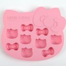 Hello Kitty Die-Cut Ice Cube Tray - Pink Fruits