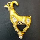 LERITZ goat brooch