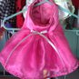 Hot Pink Satin and Sheer