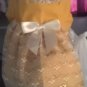 Gold With White and Gold Lace