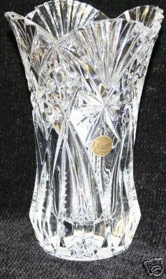 Cristal D Arques France Lead Crystal Glass Vase Flower