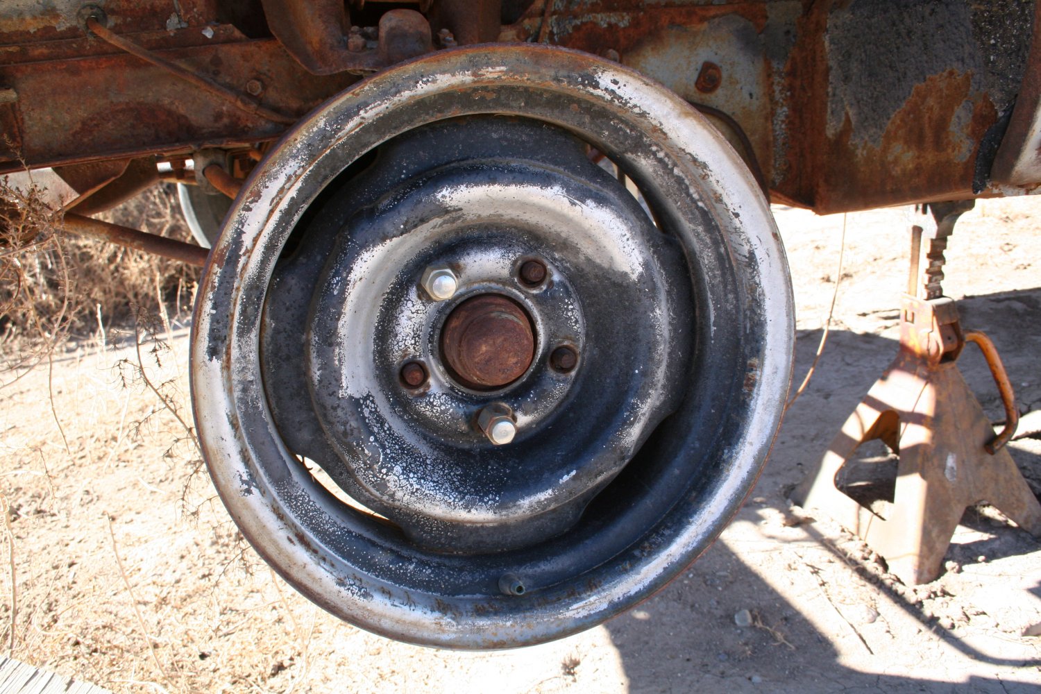 1967 Ford Mustang front 5 lug spindle, Hub (rotor), bearings, washer