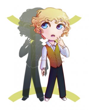 Zodiac Chibies - Gemini strap