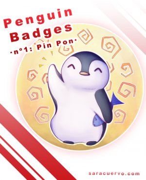 Penguin Badges - Pinpon