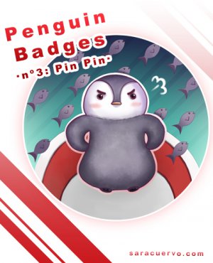 Penguin Badges - Pinpin