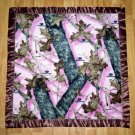 Mossy Oak Satin Trimmed Baby Blanket