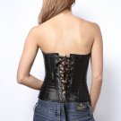 HONEY LEMON - Fancy Strapless Black Corset L