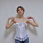 HONEY LEMON - Fancy White Flounced Corset L