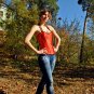 HONEY LEMON - Fancy Red Halter Corset XL