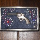 This smoking gun belt buckle is for the ladies!