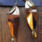A-LURE-ING earrings for the ladies! #34- Goldtone earwires with plain and....