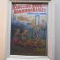 Set of four framed 5x7" circus poster/pictures from Circus World in Baraboo, WI.