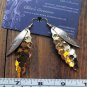 A-LURE-ING earrings for the ladies!  #18- Honeycomb stamped lures under.....